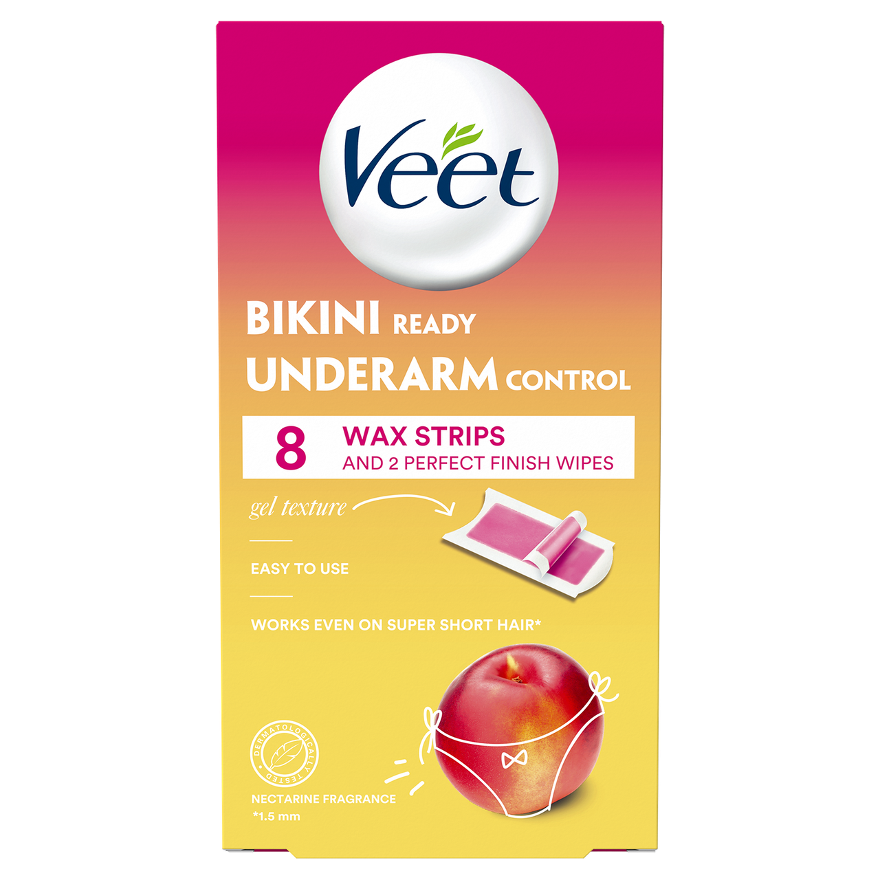 Veet Wax Strips Bikini Underarm 8pcs